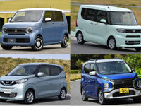 最新軽自動車4車種スペック比較…Nワゴン、タント、eKクロス、デイズ 画像