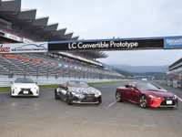 レクサス LCコンバーチブル プロトタイプをお披露目…SUPER GT 第5戦 画像
