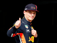 【F1 ハンガリーGP】レッドブル・ホンダ初ポール、フェルスタッペンがF1史上100人目のポールポジション獲得者に 画像