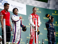 F1皇帝ミハエルの息子ミック・シューマッハ、F2ハンガリー戦のレース2で初優勝…2位は日本の松下信治 画像
