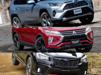 4WD性能ってどう違うの?ミドルSUV3車種で違いを解説!…RAV4、エクリプスクロス、フォレスター 画像