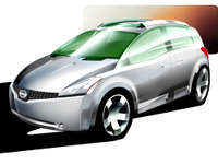 【デトロイトショー2002出品車】新型日産『クエスト』、ルノーとの設計共通は? 画像