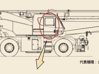 カトウ、ホイールクレーン5機種で改善対策　ドアが脱落するおそれ 画像
