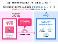 ガリバー×タウ 事業提携、あらゆる状態の車両買取を可能とするサービス開始 画像