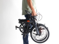 ドッペルギャンガー、車載向け16インチ折りたたみ自転車発売 14インチ相当のコンパクトサイズ 画像