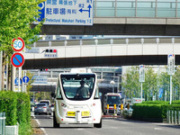 SBドライブ、ハンドルのない自律走行バスの公道実証実験に協力…CEATEC 2019で予定 画像