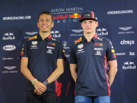 レッドブル・ホンダのフェルスタッペン&アルボン、陽気なやる気で鈴鹿好走へ…F1 日本GP 画像