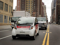 【ニューヨークモーターショー08】三菱 i MiEV、北米でも実証実験 画像