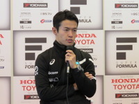 【スーパーフォーミュラ 最終戦】鈴鹿に自力王座の権利を残す3選手が予選前日に会見…ポイント首位の山本尚貴「強いレースをしたい」 画像