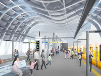 明るく開放的なM型アーチの駅舎…2020年1月3日に移設、リニューアルされる銀座線渋谷駅 画像
