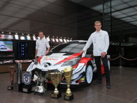 【WRC】トヨタがシーズンエンド会見を実施…初戴冠のタナク「夢が叶った。勝てる自信を常にもって戦えた」 画像