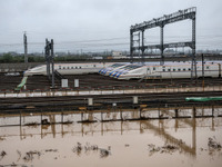 台風19号で浸水した北陸新幹線E7系をすべて廃車…その損失額は約418億円に 画像