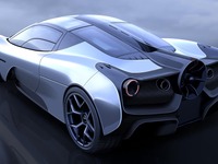ゴードン・マレーの新型スーパーカー『T.50』、直径400mmの「ファン」装着…デザイン発表 画像