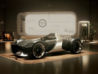 トヨタ、未来の電動スポーツカー『e-RACER』提案へ…CES 2020 画像