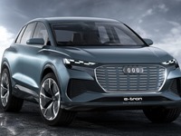 アウディの電動SUV、『Q4 e-tron』…CES 2020に出展予定 画像