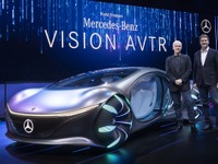 メルセデスベンツと映画『アバター』が自動運転EV、カニのように横移動が可能…CES 2020 画像