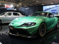 トムスの スープラ はドライカーボンエアロにプロスト＆セナの足…東京オートサロン2020 画像