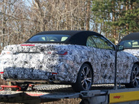 BMW 4シリーズ カブリオレ 次期型はソフトトップに!2020年後半デビューへ準備着々 画像