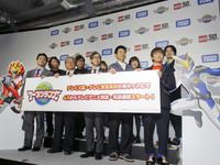 アニメ『トミカ絆合体 アースグランナー』製作発表会、応援団長の「よゐこ」と声優陣が作品紹介　4月放送 画像