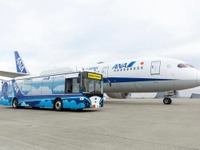 ANA、羽田空港で大型自動運転バス実用化に向けた実証実験開始　2020年内試験運用へ 画像