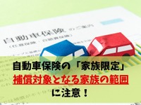 自動車保険「家族限定」で補償されない落とし穴［マネーの達人］ 画像