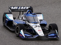 【INDYCAR】オープンテスト実施、エアロスクリーンを装着したマシンで佐藤琢磨らが走行 画像