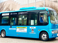 地震の揺れ到達前に車両を停止、川口市で自動運転バスの実証実験実施へ 画像