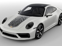 ポルシェ 911 に究極のパーソナライズ…オーナーの指紋を車体に大きく印刷 画像