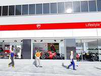 ドゥカティのシティコンセプトストア1号店、渋谷にオープン 画像