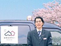 日本交通×第一園芸、「お花見タクシー」を今年も運行へ 2時間コースを新設 画像