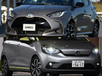 トヨタ ヤリス&ホンダ フィット 新型、カタログスペック比較!燃費、走り、快適性…その違いは? 画像