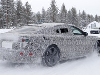 フラッグシップEVへ転身!ジャガー XJ 次期型、生産型ボディをスクープ 画像