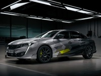 プジョー 508 新型、「プジョースポール」は400馬力PHV…新たなプロトタイプの画像 画像