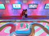 光と映像、音で彩るミニ四駆に新バージョン登場…ソニースクエア渋谷プロジェクト 画像