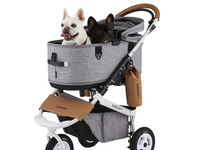 ［リアニマル］中型犬2頭を乗せられるペットカート　GMPインターナショナルが5月下旬に発売 画像