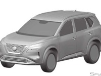日産『エクストレイル』次期型、特許画像が流出!ジュークのような鋭い顔つきに 画像