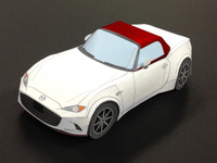 マツダ ロードスター 100周年特別記念車のペーパークラフトが登場 画像