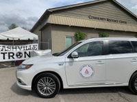 三菱 アウトランダー PHEV、米非営利団体に寄贈…新型コロナや竜巻の被災者を支援 画像