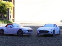 ロードスターのペーパークラフトを作ってみた…『魂動デザイン』の会得に大きな障害が？［動画］ 画像