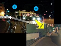長崎の路面電車で5回目の脱線事故…過去4回の事故と同じ市民会館交差点で　4月21日発生 画像