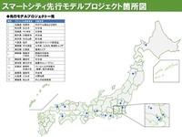 スマートシティの先行モデルプロジェクト15事業　実行計画を策定 画像