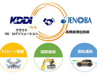 KDDIとジェノバが提携　自動運転に活用できる高精度測位情報配信サービスを提供へ 画像