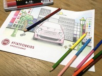 #StayHome !…自動車と乗り物の #ぬりえ と #ペーパークラフト［まとめ］ 画像