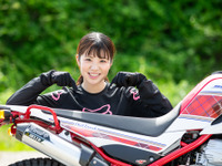 元SKE48梅本まどか、オフロードバイクを初体験 画像