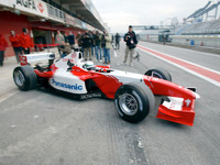 【トヨタF1ドリーム】合同テスト開始、いきなりこのタイム! 画像