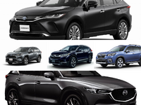【ミドルサイズSUV まとめ】ハリアーなど注目5車種を比べる…価格や最新情報、試乗記 画像
