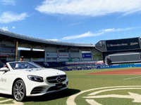 千葉ロッテマリーンズ、リリーフカーにメルセデスベンツ S560カブリオレ を使用 画像