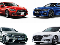 【アッパーミドルセダン まとめ】クルマ界の王道、アコードなど4車種比較…価格や試乗記 画像
