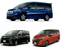 【ファミリーミニバン まとめ】ミドルサイズ人気3車種の実力は如何に…価格や比較、試乗記 画像