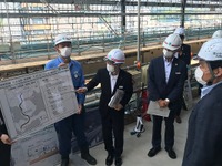 佐賀県知事とは会えず…赤羽国交相が九州新幹線西九州ルートの整備区間を視察 画像